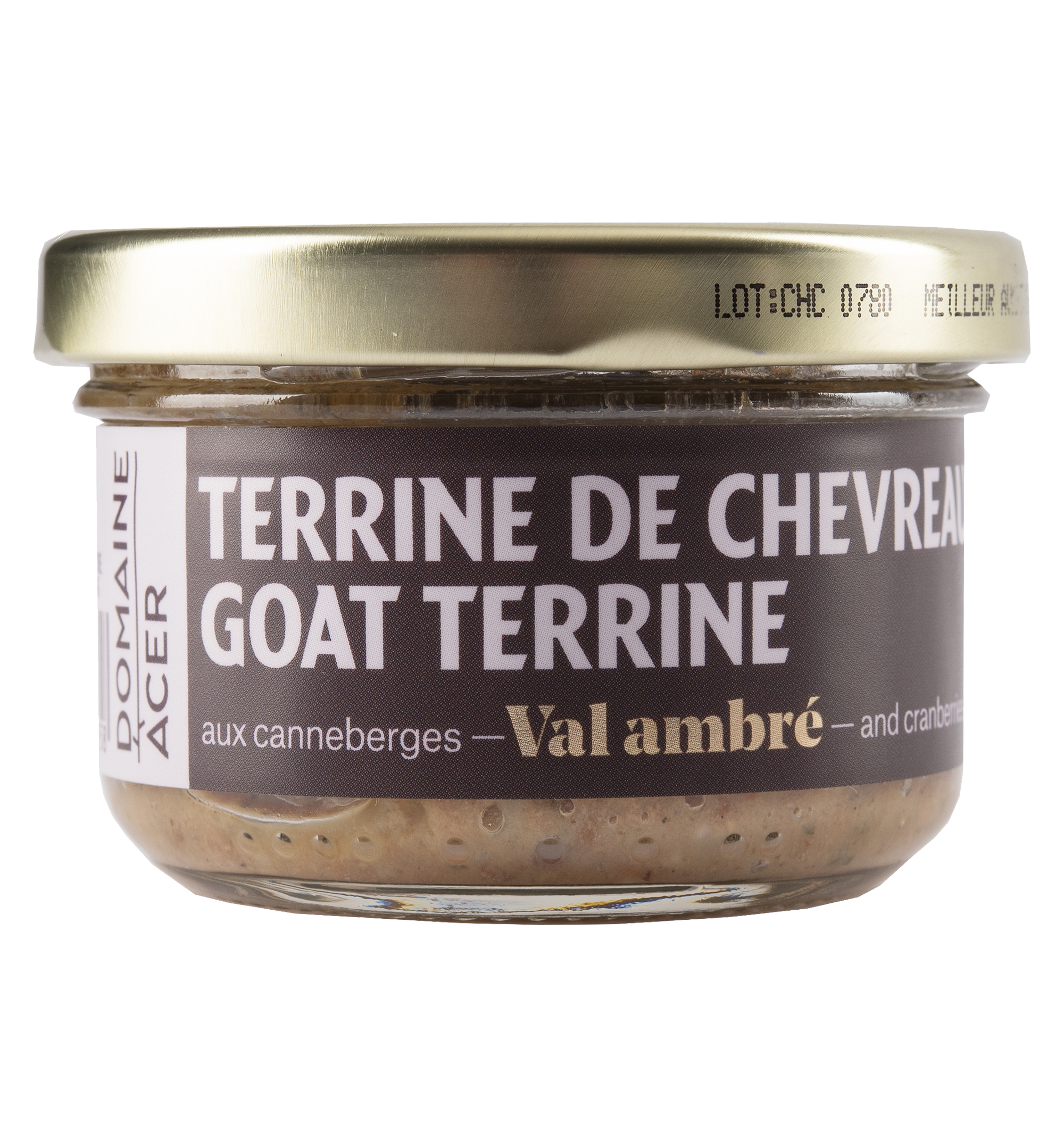 Terrine de chevreau au Val ambré et aux canneberges