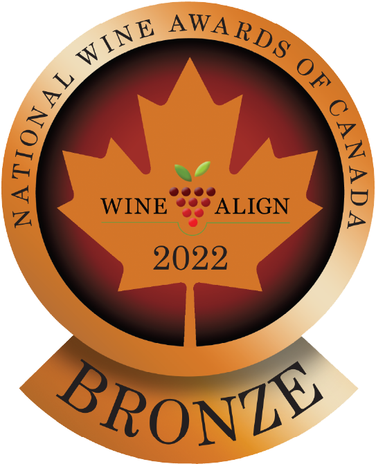 Médaille de bronze, National Wine Awards of Canada, 2022
